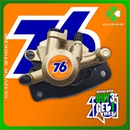 76 LOGOMOTORCYCLE ACCESSORIES STICKERS RAISED ROUND BRAKE CALIPER STICKERS 3CM DIAMETER AESTHETIC ST