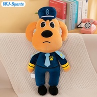 Labrador Sheriff Plush Toy - Doberman Long Doll for Kids Gift