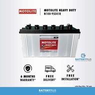 N100 | 95E41R Motolite (WET) Heavy Duty | Lorry Battery | Machinery Bateri | Lori | Mesin