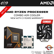 AMD RYZEN AM4/AM5 COMBO WITH AIR COOLER [ 5500/5600/5600X/5700X/7500F/9700X/7800X3D/9800X3D ]