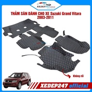 5D 6D car floor mats for 7-seat Suzuki Grand Vitara 2003-2011 enhance the car's interior