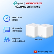 Bộ Phát Wifi Mesh Mercusys Halo S12 / H30 Chuẩn AC Tốc Độ 1200Mbps Dành Cho Gia Đình