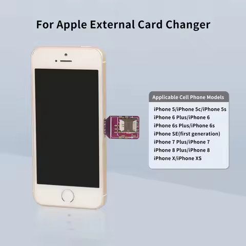SIM Card Adapter SIM Card Reader Nano SIM Nano For IPhone 5/6/7/8/X Android Phone Connector Adapter 