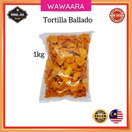 1KG TORTILLA BALADO SEDAP CRUNCHY, TORTILLA CHIPS, KEREPEK NACHOS