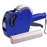Handheld Price Labal Plastic 8 Digits Tag Labeller Machine With 4000pcs Lable For Supermarket Shoppi