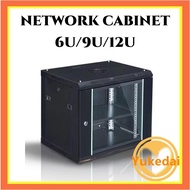 Wall Hanging Network Cabinet Glass door network router enclosure Network Switch cabinet Server Rack 