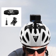 [;'.; Adjustable Bicycle Helmet Headband With Mounting Bracket Adapter For Gopro 11/10/9/8 DJI Osmo Action Insta360 One R Sport Camera