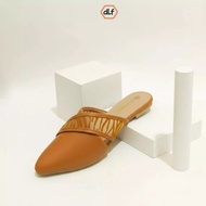Dlafeet Sandal Slip On Wanita Dewasa - Shafia Tan