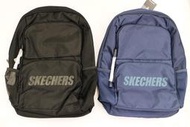 SKECHERS 筆電包 大容量 後背包 背部透氣 L320U196 經典黑 藏青(E6)