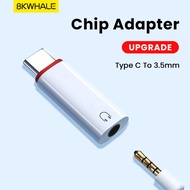 BKWHALE T1 DAC Type C to 3.5mm แจ็คตัวแปลงชิปดิจิตอล USB C อะแดปเตอร์ อะแดปเตอร์หูฟัง Audio Adapter สำหรับ Samsung Google Pixel