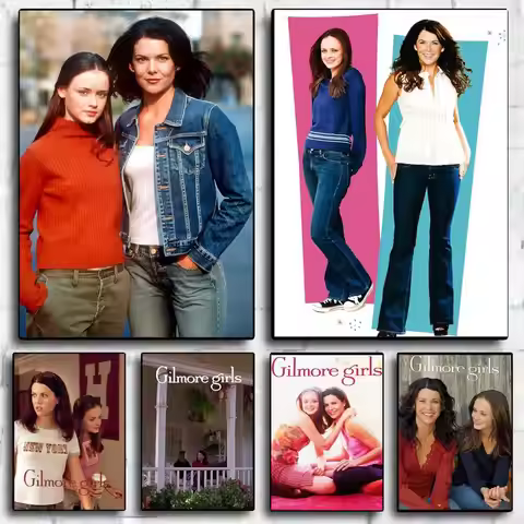 G-gilmore Girls TV Poster Trendy Wall Art Good Sticker Printed on PP Paper for Coffee Office Bar Dec