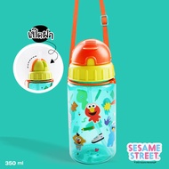 SST Sesame Street Water Bottle Sling Green 350 ml