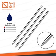 3ชิ้น ไส้ปากกาลูกลื่นแบบสั้น D1 สำหรับปากกาลูกลื่นมัลติเพ็นปากกา4 in 1 หมึกดำ น้ำเงิน แดง – 3 Pcs. D