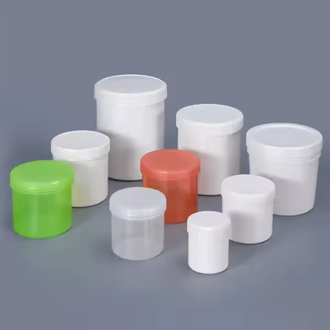 Food Grade Empty plastic jar Wide Mouth Leakproof Storage container liquid Refillable bottle 150ML,2
