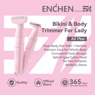 ENCHEN A2 Plus 2-in-1 Electric Body Hair Trimmer For Lady Painless Armpit Bikini Hair Removal Tool