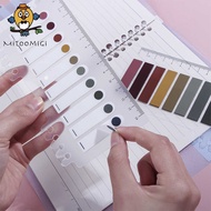 Morandi Translucent Index Notes Vanilla Autumn Mango Sticky Notes Marker Writable Sticky Notes Index