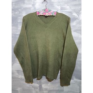 J.CREW Green Cotton Sweater Size S