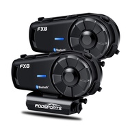 FODSPORTS FX8 Motorcycle Helmet Bluetooth with Music Sharing,Bluetooth Motorcycle Headset with EQ So