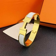H Bracelet H Bracelet Female Rose Gold H Letter Buckle Men Women H Wide Narrow Version Bracelet H Br