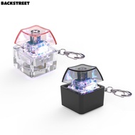 BACKSTREET Fidget Keychain, Glowing Fingertip Clicks Finger Keyboard Caps,  DIY Finger Keyboard Cap 
