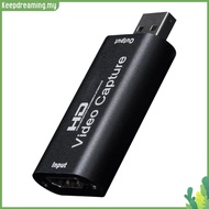 ✿ keepdreaming ✿  fr 4K HDMI-compatible Video Grabber Game Capture Card Adapter for PS4 DVD Camera