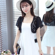 [HCM]Áo khoác ren tà ngắn 06 C107