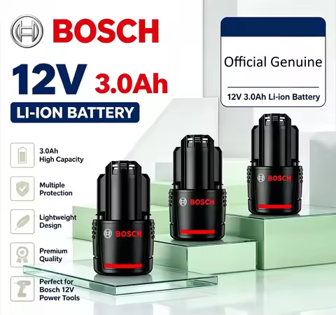 100%Genuine Bosch 12V 3.0Ah Rechargeable Lithium Ion Battery,BAT411 BAT411A BAT412 BAT412A BAT413Pow