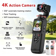 4K Vlog  gimbal camera Anti-shake Sports Camera 1.72 Inch Touch Screen Action Camera 64MP Pocket Dig