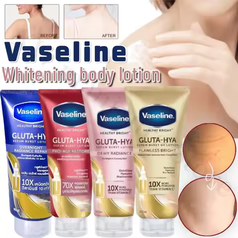 Vaseline Glutamine Whitening Body Lotion Highly Concentrated Niacinamide Hyaluronic Acid Brightens S