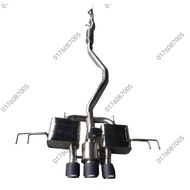 Honda Civic FL5 Type-R 2.0 Turbo Valvetronic On Off Valve Dual Muffler Akrapovic Carbon Fiber Tip Ca