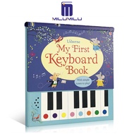 My First Keyboard Book Usborne Christmas Milumilu หนังสือแป้นพิมพ์เล่มแรกของฉันโดยใช้เงินเป็นหนังสือ