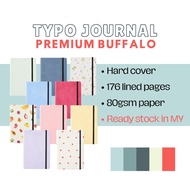 TYPO Notebook / A5 & A6 Buffalo Journal Stylist Notebook Lined Page: Organise, Create & Inspire