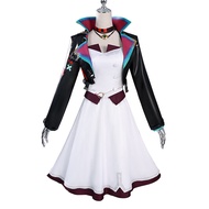 Arcane LOL Powder Wig Jinx Cosplay Women Costume for Female Girls Disguise Clothing Outfits Hallowee