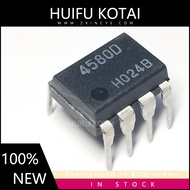 【100%-New】 1pcs/lot JRC4580D NJM4580D 4580D DIP8 New Spot Inventory