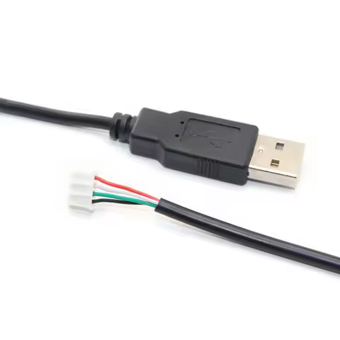 30cm/12 Inch USB to PH1.5 Extension Cable Strong Anti-interference PVC+Brass PH1.5 Female to USB 2.0