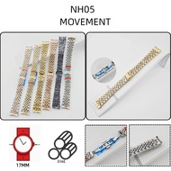 31MM luxusy Elegangt Modified   Butterfly Buckle Watch Strap for NH05 Movemnet