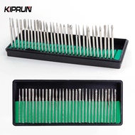 KIPRUN 30pcs Shank Diamond Burs Set With Box, For Electric Grinder Power Accessories Abrasive Drill 
