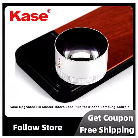 Kase HD Master Macro Lens 40-85mm Long Shoot Distance Clip Attachment For iPhone 17 16 15 14 Samsung