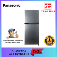 100% Real delivery (FREE DELIVERY AND INSTALLATION FOR KL SELANGOR ONLY) PANASONIC NR-TV261 262L INV