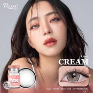 คอนแทคเลนส์ แฟชั่น สายตาปกติ 0.00 cream dreamma edm pony ชนิดนิ่ม รายเดือน