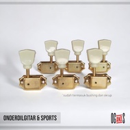 Dryer Gitar Tuning Machine gibson les paul 3on3 Model Kluson Gold