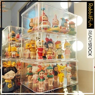 Transparent Phone Case Organizer Storage Box with Cover Home Desktop Acrylic Sundries Storage Basket