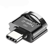 USB C 3.0ประเภท C ถึงอะแดปเตอร์ Micro-SD TF ที่อ่านการ์ด OTG เครื่องอ่านการ์ดขนาดเล็กเครื่องอ่านการ์ดหน่วยความจำอัจฉริยะสำหรับแล็ปท็อป Samsung