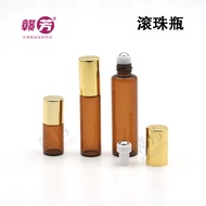 Roll-On Essential Oil Bottle 3ml5ml10ml Brown Roll-On Bottle Brown Roll-On Bottle Perfume Essential 