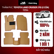 PVC Car Floor Mats for Toyota Land Cruiser J70 (2 Doors) 1994-1994 5 Seats, Comprehensive Anti-dirt 