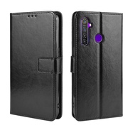 For Realme 5 5i C3 6i Case Flip Wallet PU Leather Back Cover RMX1911 RMX1919 RMX1927 RMX2030 RMX2032