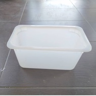 (No Cover) Second Hand Plastic 6 Litres Empty Ice Cream Container Tupperware Bekas Aiskrim Kosong Te