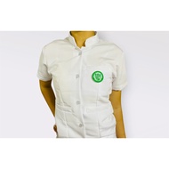 DANYFEMALE Fatima (blouse only) OLFU nursing uniform chinese collar with OLFU Logo patch KLOPMAN fab
