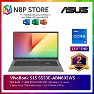 Asus VivoBook S15 S533E-ABN603WS 15.6'' FHD Laptop Indie Black