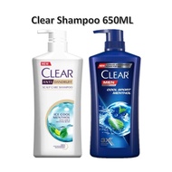 Clear Shampoo Cool Sport Menthol / Ice Cool Menthol 650ML MEN / WOMEN